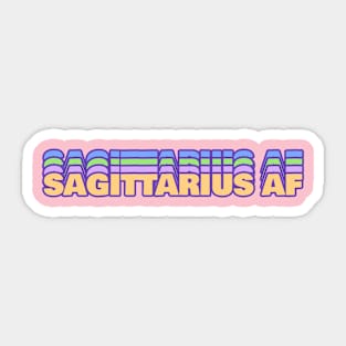 Sagittarius AF Sticker